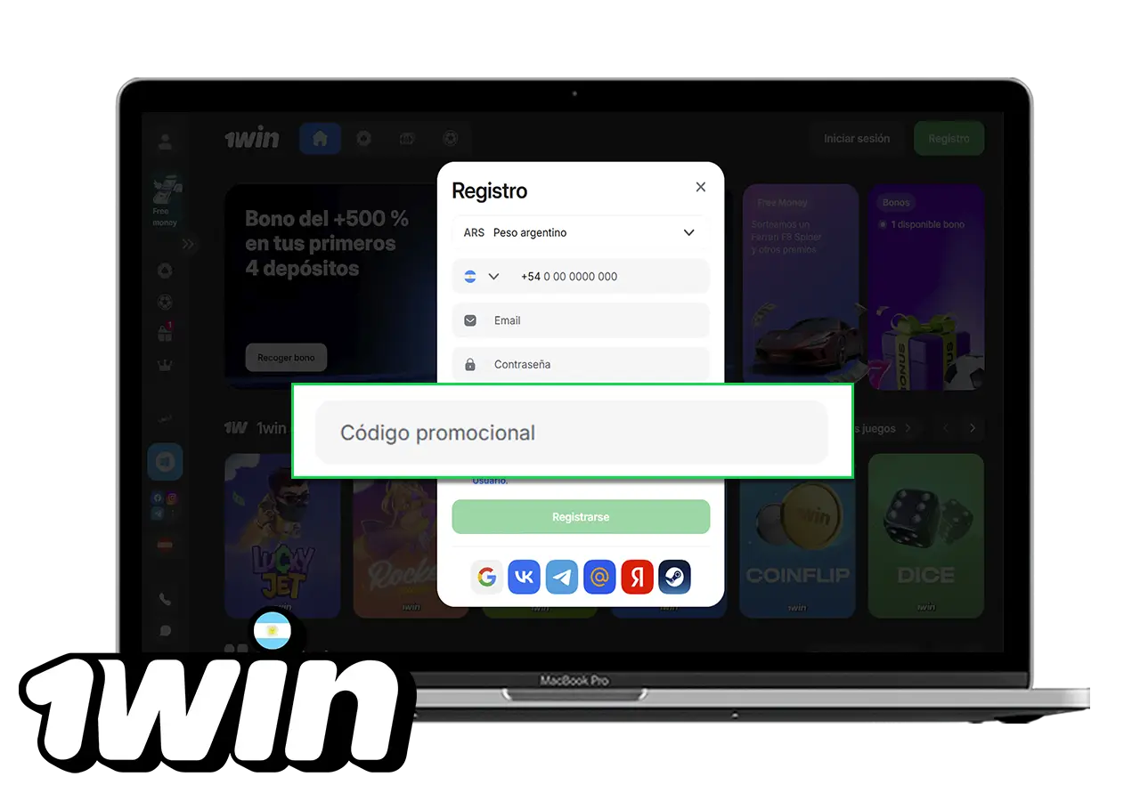1win Código Promocional Argentina