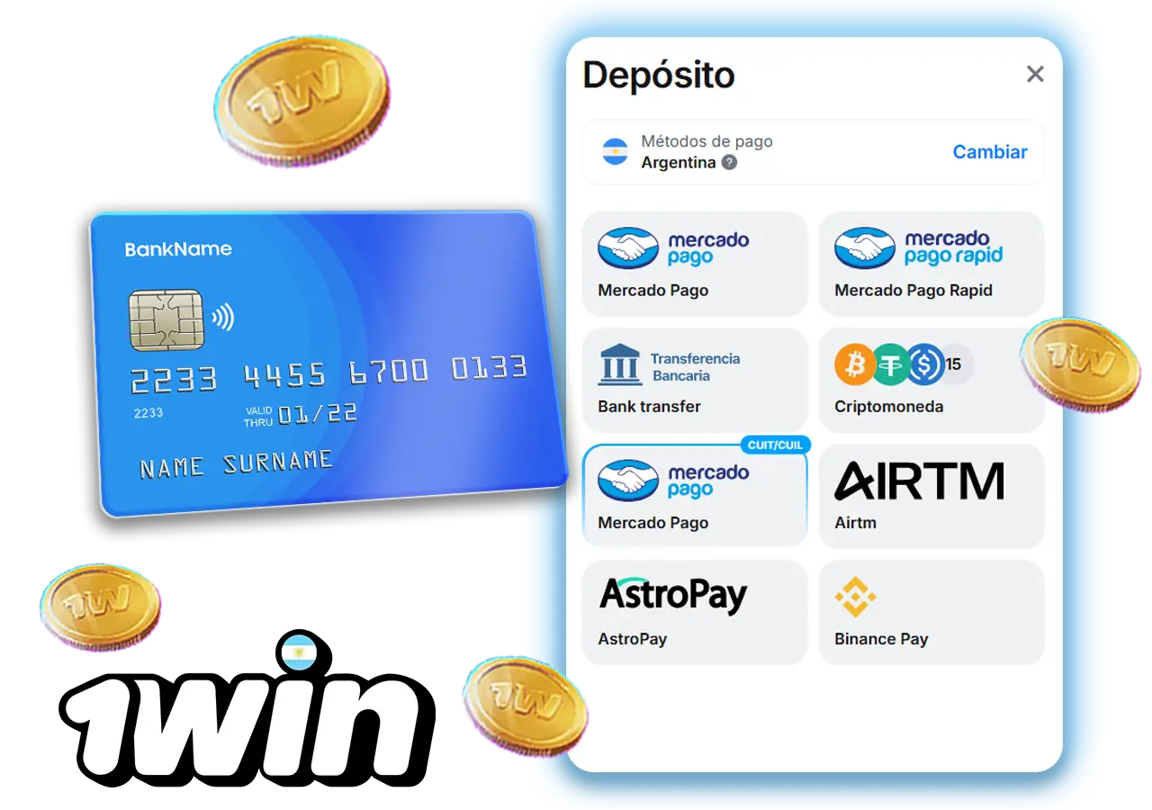 Depósitos y Retiros en 1Win Argentina