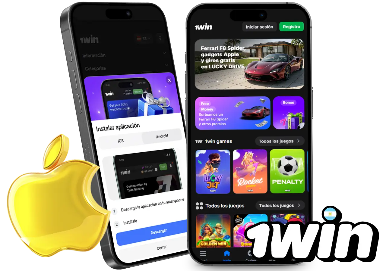 Descarga la aplicación móvil 1Win para iOS