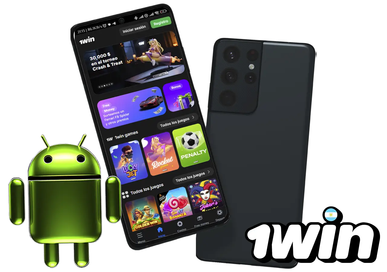 Descarga la aplicación móvil 1Win para Android Paso 1
