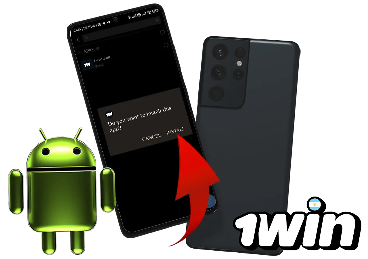Descarga la aplicación móvil 1Win para Android Paso 4